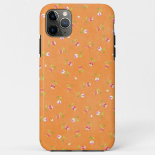 Capa Para iPhone 11 Pro Max Design de Tulipa Laranja Whimsical