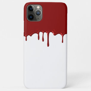 Capa Para iPhone 11 Pro Max Dia das Bruxas Gotejamento Sangrento Vermelho Assu