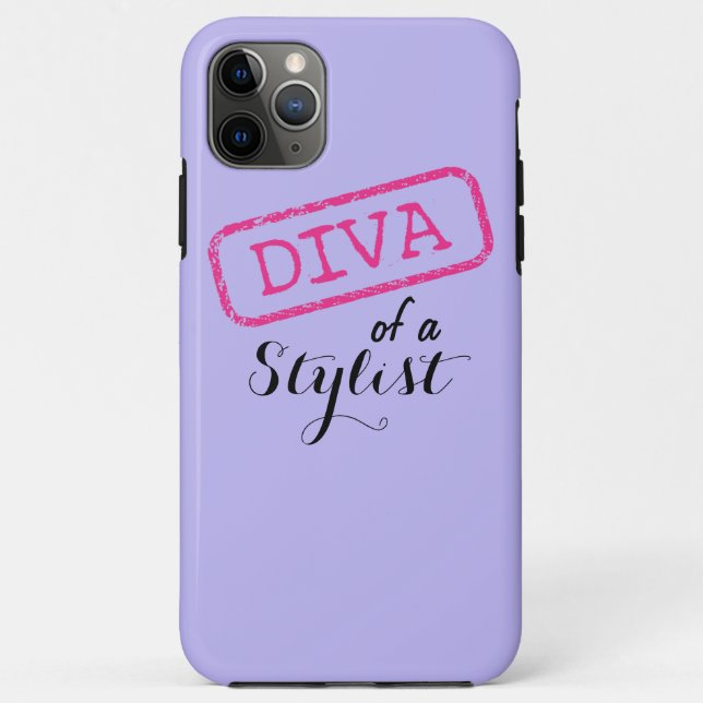 Capa Para iPhone 11 Pro Max Diva de uma Stylist! (Verso)