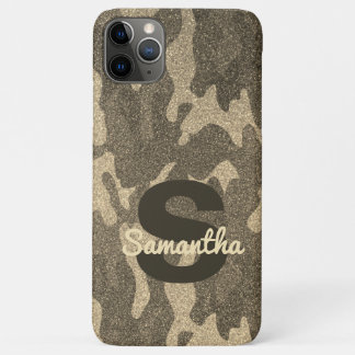 Capa Para iPhone 11 Pro Max Dourada Camuflagem de Lâmpadas Personalizadas Deco