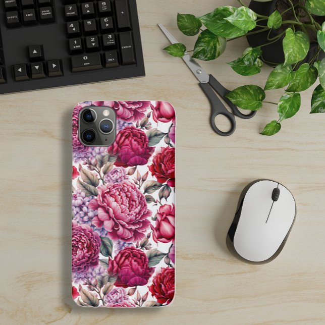 Capa Para iPhone 11 Pro Max Elegante Floral (Criador carregado)