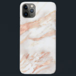 Capa Para iPhone 11 Pro Max Elegante Rosa Dourada Marble Chic Chic Girly<br><div class="desc">Capa de telefone de mármore Dourada,  de cobre e giz Elegante,  apresentando veias de folha de ouro de cobre rosa em mármore clássico.</div>