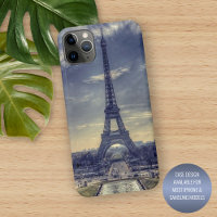 Elegante Torre Eiffel Vintage Paris França Foto