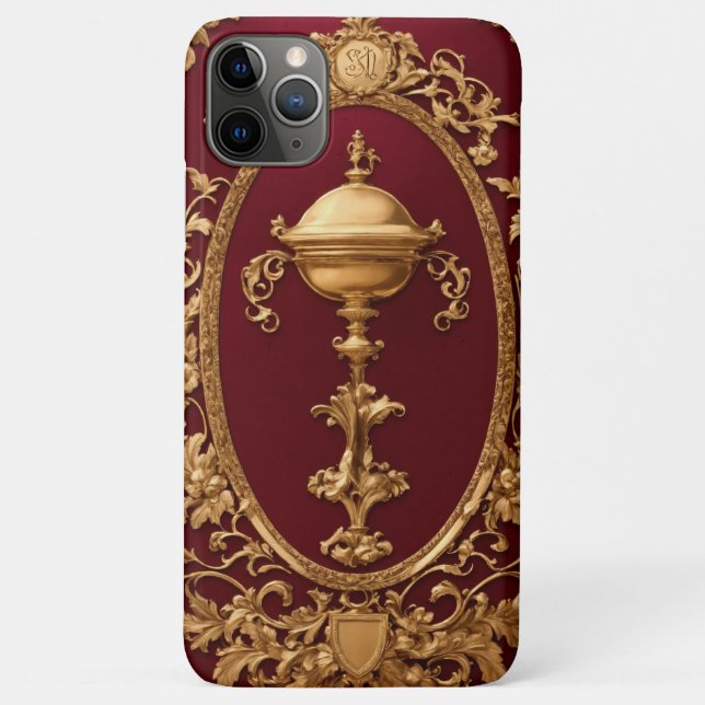Capa Para iPhone 11 Pro Max estilo rococo (Verso)