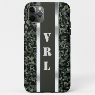 Capa Para iPhone 11 Pro Max Estojo Cool Dark Green Camouflage para iPhone 11 P