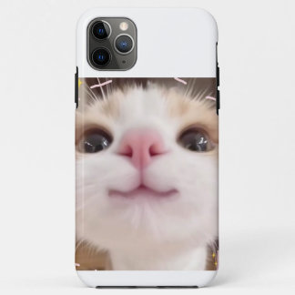 Capa Para iPhone 11 Pro Max Estojo de Telefone Língua de Gato Atrevido – Fofo 