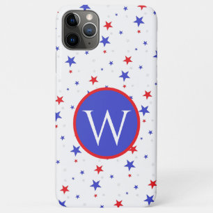Capa Para iPhone 11 Pro Max Estrelas Patrióticas e Capa de telefone do iPhone