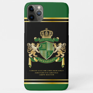 Capa Para iPhone 11 Pro Max Faça seu próprio Casaco de armas emblema de leã