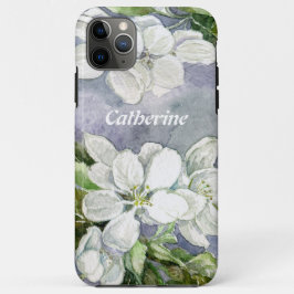 Capa Para iPhone 11 Pro Max Flor de maçã