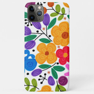 Capa Para iPhone 11 Pro Max Floral mexicano lindo