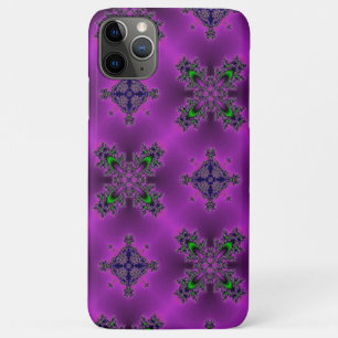 Capa Para iPhone 11 Pro Max Flores de Artdeco no Estilo Retroativo