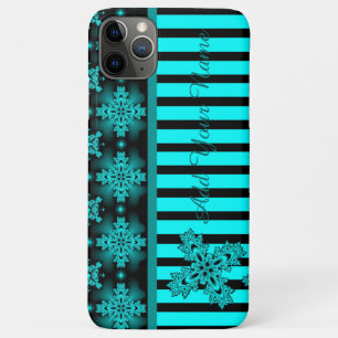 Capa Para iPhone 11 Pro Max Flores de Artdeco no Estilo Retroativo, Adicione S