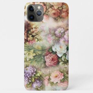 Capa Para iPhone 11 Pro Max Flores Vintage