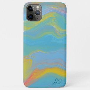 Capa Para iPhone 11 Pro Max Fluxo acrílico abstrato - Breezes de verão