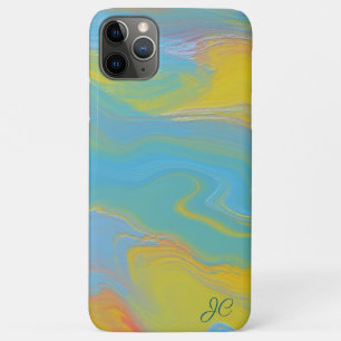 Capa Para iPhone 11 Pro Max Fluxo acrílico abstrato - Breezes de verão