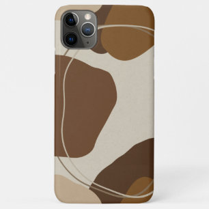 Capa Para iPhone 11 Pro Max Formas abstrato Modernas de Terracotta