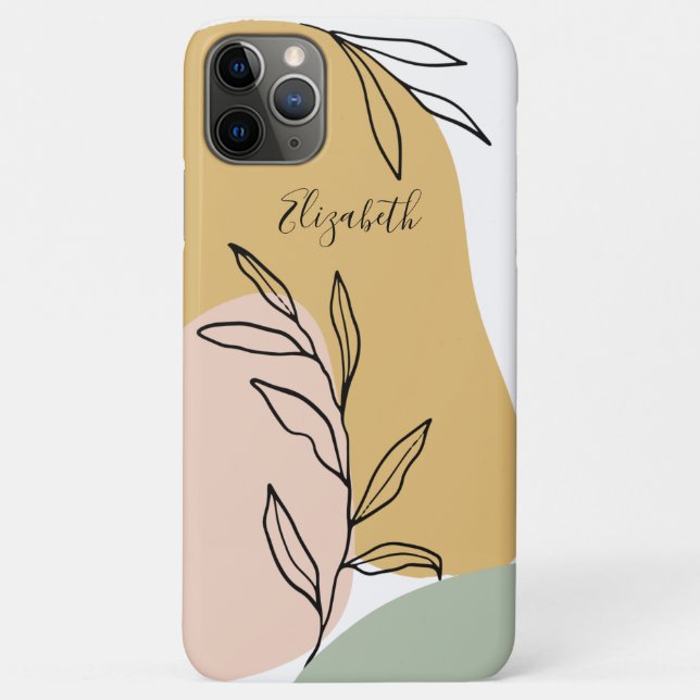 Capa Para iPhone 11 Pro Max Formas de Abstrato de tendências personalizadas (Verso)