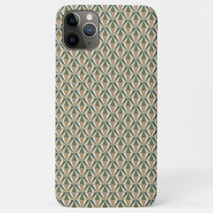 Capa Para iPhone 11 Pro Max Formas de triângulo em tons neutros
