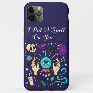 Capa Para iPhone 11 Pro Max Fortune Teller Mystic Eu Coloquei Um Feitiço Em V