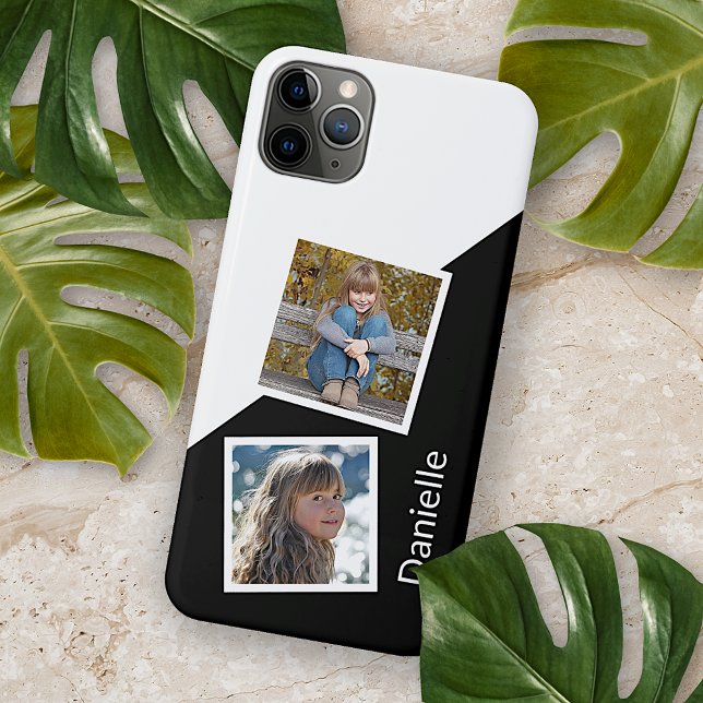 Capa Para iPhone 11 Pro Max Fotos Personalizadas em Preto e Branco (Criador carregado)