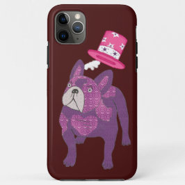Capa Para iPhone 11 Pro Max Französische Bulldogge Cartoon French Bulldog