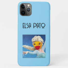 CAPA PARA iPhone 11 PRO MAX FUNDA MEMES ELSA+PATO