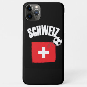 Capa Para iPhone 11 Pro Max Futebol da Suiça Schweiz