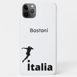 Capa Para iPhone 11 Pro Max Futebol Itália, personalizável