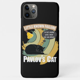 Capa Para iPhone 11 Pro Max Gato de Pavlov - Psicologia Engraçada