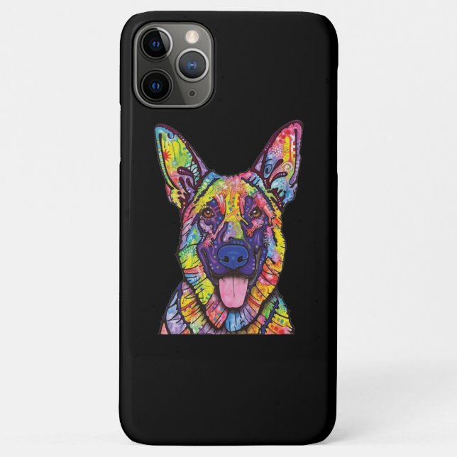 Capa Para iPhone 11 Pro Max German shepherd (Verso)