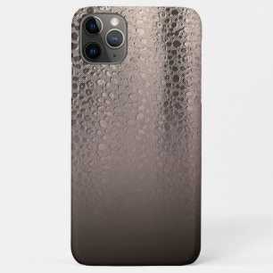 Capa Para iPhone 11 Pro Max Glam Moderno Abstrato Rosa Bege Dourado Prata