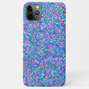 Capa Para iPhone 11 Pro Max Glitter de Gripe Moderna do Mosaico Multicolor