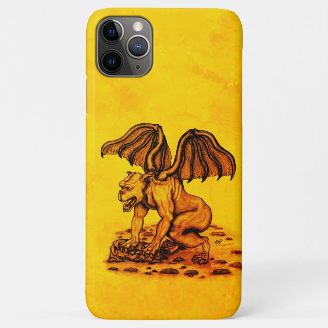 Capa Para iPhone 11 Pro Max Golem Gargoyle (Verso)