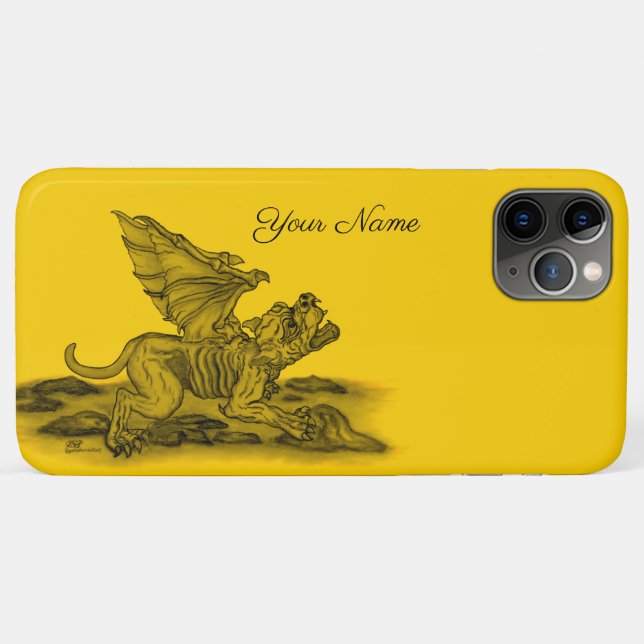 Capa Para iPhone 11 Pro Max Golem Gargoyle (Verso (horizontal))
