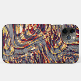Capa Para iPhone 11 Pro Max Guerra às fitas laranja contra o vermelho, sobre a