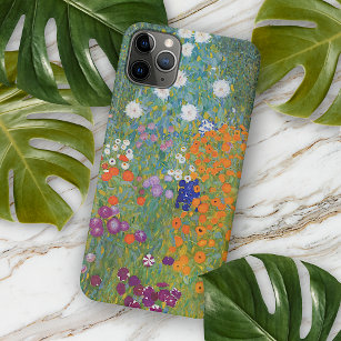 Capa Para iPhone 11 Pro Max Gustav Klimt Summer Floral Fine Art Painting