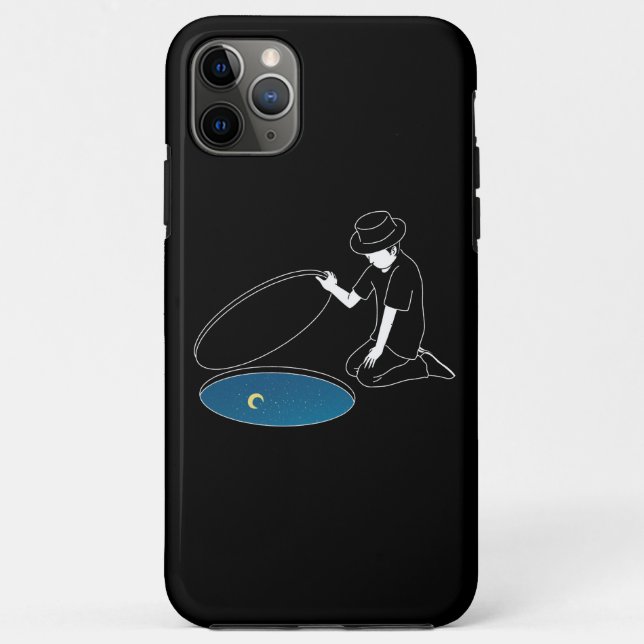 Capa Para iPhone 11 Pro Max Homem | Zazzle_Growth. (Verso)