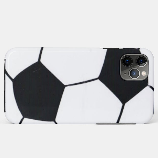 Capa Para iPhone 11 Pro Max I Love Futebol (Futebol) (Verso (horizontal))
