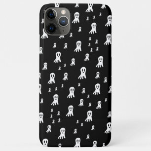Capa Para iPhone 11 Pro Max Ilustração Assustadora de Fantasmas Góticos
