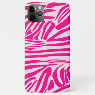 Capa Para iPhone 11 Pro Max Impressão zebra rosa