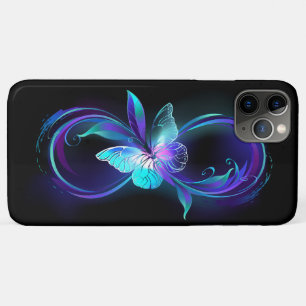 Capa Para iPhone 11 Pro Max Infinidade brilhante com borboleta mágica