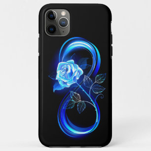 Capa Para iPhone 11 Pro Max Infinito brilhante com rosa azul