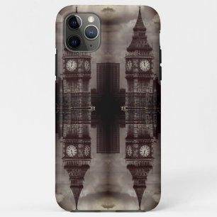 Capa Para iPhone 11 Pro Max Inglaterra vintage Londres torre do correio Big be