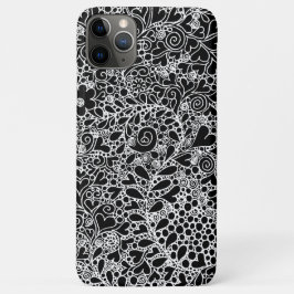 Capa Para iPhone 11 Pro Max Intricate Floral Design iPhone / iPad case