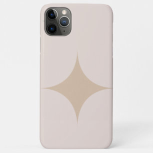 Capa Para iPhone 11 Pro Max Iphone 11 pro max Light Brown com estrela central