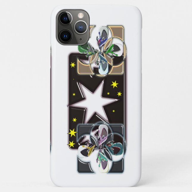 Capa Para iPhone 11 Pro Max iPhone / iPad caixa White Star (Verso)