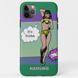 Capa Para iPhone 11 Pro Max iPhone / iPad case Rockabilly Babe HAMbWG