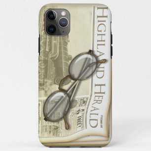 Capa Para iPhone 11 Pro Max Jornal e espetáculos do vintage