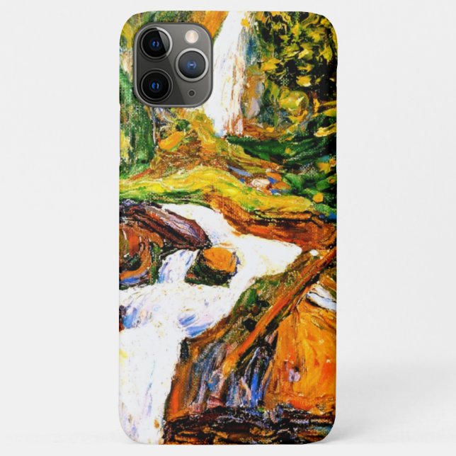 Capa Para iPhone 11 Pro Max Kandinsky - Kochel - Waterfall I (Verso)