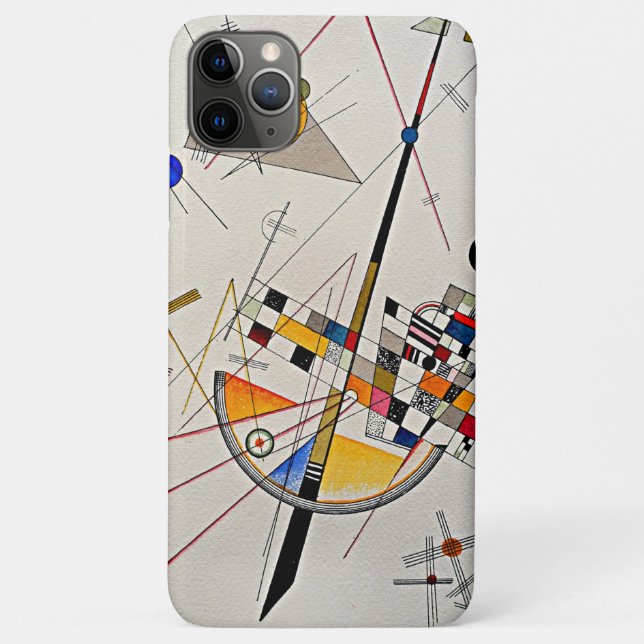 Capa Para iPhone 11 Pro Max Kandinsky - Tensão delicada (Verso)
